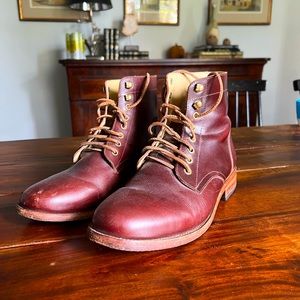 Nisolo Men’s Dress Boot Mahogany Size 42 (9)